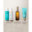 Productos del Moroccanoil Hydration Summer Set con champú, acondicionador, tratamiento ultra light y crema de manos